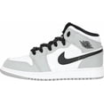 thumbnail image 4 of Jo r-dan Men's Air 1 Mid Light Smoke Grey - Size 12.5, 4 of 6