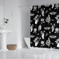 thumbnail image 2 of Snake and Hand Gothic Pattern Modern Waterproof Shower Curtain Set with 12 Hooks, Washable Decorative Bathroom Shower Curtain, 2 of 6
