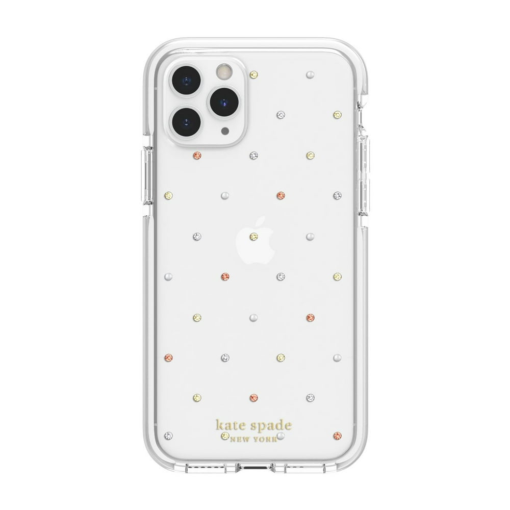 Kate Spade Defensive Hardshell Case Pin Dot Clear for iPhone 11 Pro
