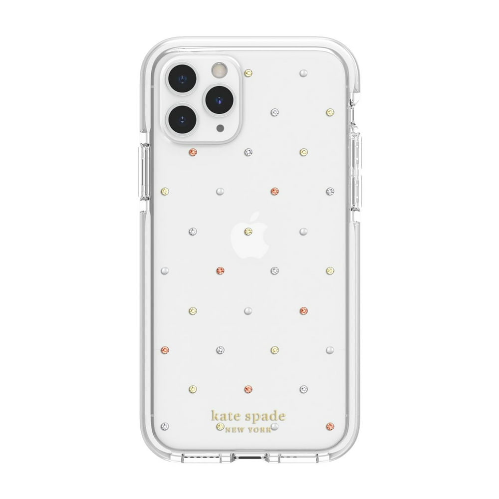 Kate Spade Defensive Hardshell Case Pin Dot Clear for iPhone 11 Pro Cases
