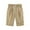 M186 Khaki, variant on Summer Girls Shorts Elastic Waist Letter Print Shorts With Pockets Fashion Daily Wear Teen Soft Clothes Black Size 3-4 Years