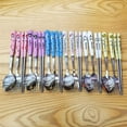 thumbnail image 5 of Sanrio Kawaii Hello Kitty Spoon Cartoon Children's Eating Fork Stainless Steel Chopsticks Tableware Three-piece Kitchen Utensils, 5 of 5