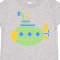 thumbnail image 4 of Inktastic Cute Green Submarine Boys or Girls Toddler T-Shirt, 4 of 5