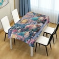 thumbnail image 6 of Qxltty Cute Christmas Gnomes Square Tablecloth 54×72in Thick Wrinkle Resistant Heat Proof Durable Table Cover for Dining Table, 6 of 9