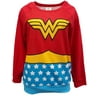 Girls Wonder Woman Super Hero Pullover Sweat Sweatshirt Sweat Shirt Medium 8-10