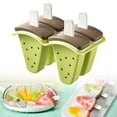 thumbnail image 2 of MOQIN Popsicle Molds,4 Pieces Silicone Ice Pop Models Popsicle Models Reusable Easy-Release BPA-free Popsicle Maker Molds Ice Pop Molds Homemade Popsicle Ice Pop Maker( 4 Cavities), 2 of 9
