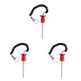thumbnail image 3 of Maytalsory Magnetic Weight Stack Pin with Pull Parts Rope Replacement Red 10x105mm 3Set, 3 of 6