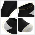 thumbnail image 4 of EALLCO 10 Pack Men's Breathable Low Cut Socks Ankle No Show Work Socks, 4 of 7