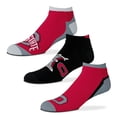 thumbnail image 1 of Ohio State Buckeyes Flash Ankle Socks 3-Pack Set, 1 of 2