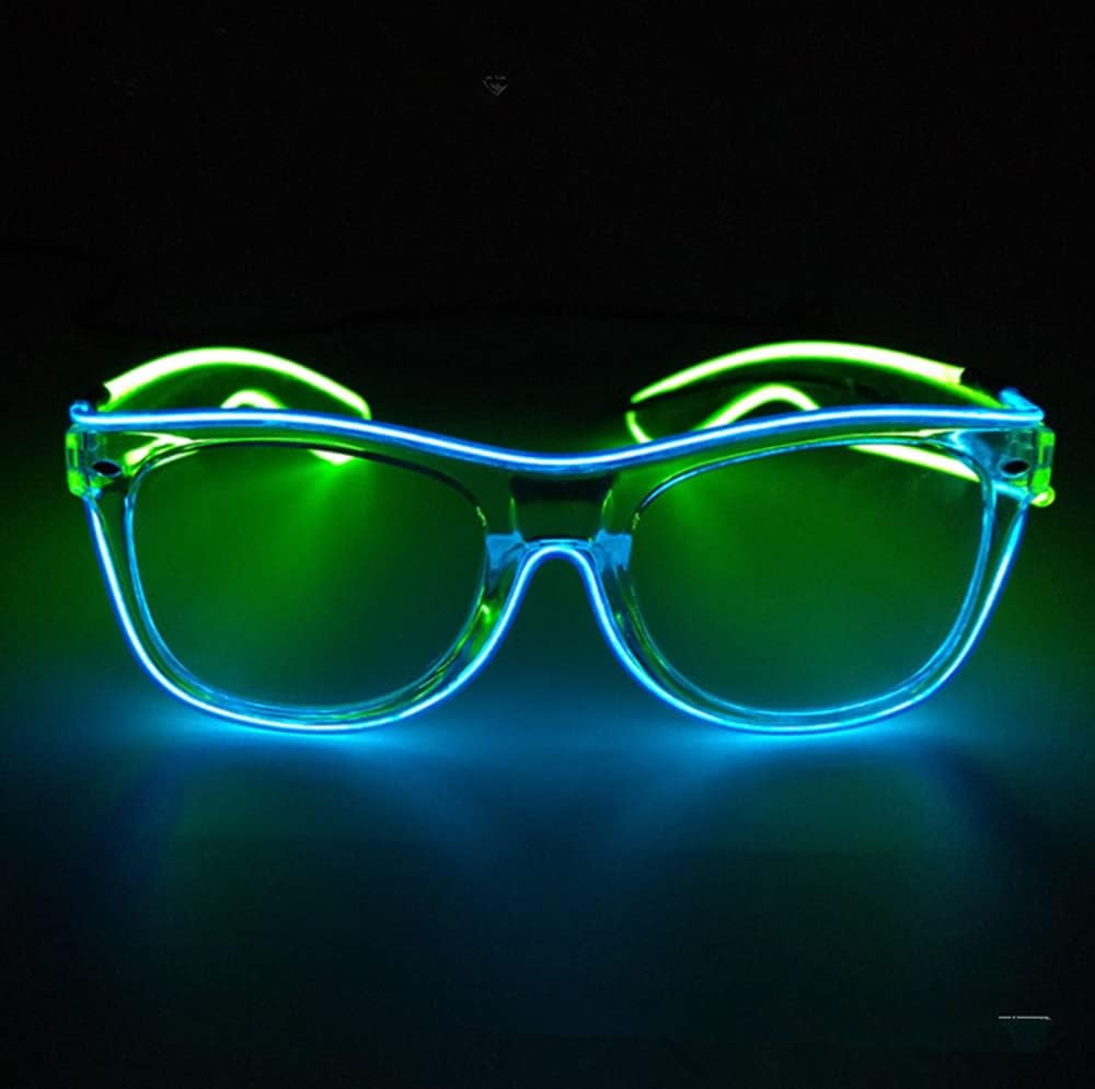 LINLIN LED Glasses, Light Up Rave Glasses LED Party Glasses Light Up