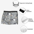 thumbnail image 6 of Bingfone Cute Dog And Flowers Men's Underwear - Casual Stretch Boxer Briefs-Medium, 6 of 7