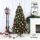 thumbnail image 2 of Árbol de Navidad Pino Artificial 1.80M Frondoso Color Verde + Juego de 124 Esferas y Adornos Decorativos Skygreen verde, 2 of 7