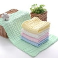 thumbnail image 5 of Baby Washcloth,Baby Bath Towel Square Gauze Facecloth Face Wash Wipe Hand Newborn Handkerchief, 5 of 10