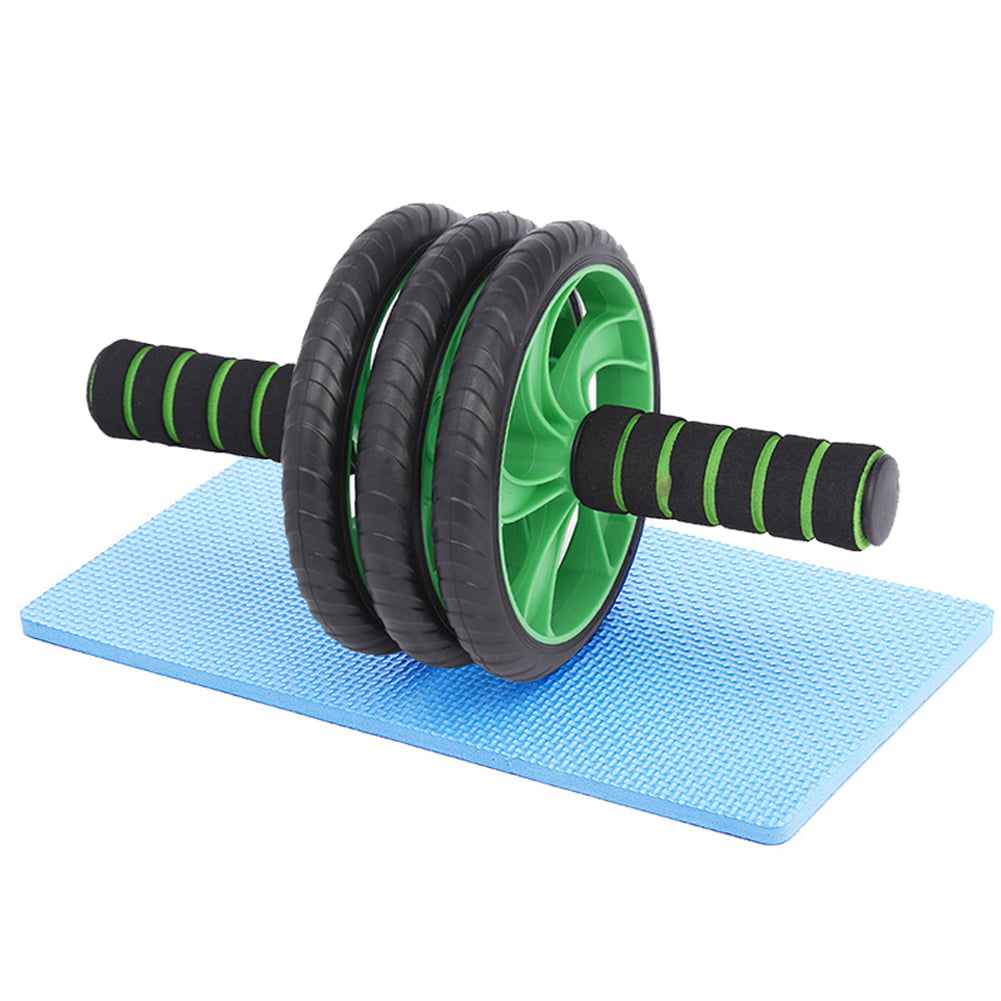 Unisex Abdominal Roller Gym Sport Muscle Exercise Training Fitness With Mat Details about  / HOT