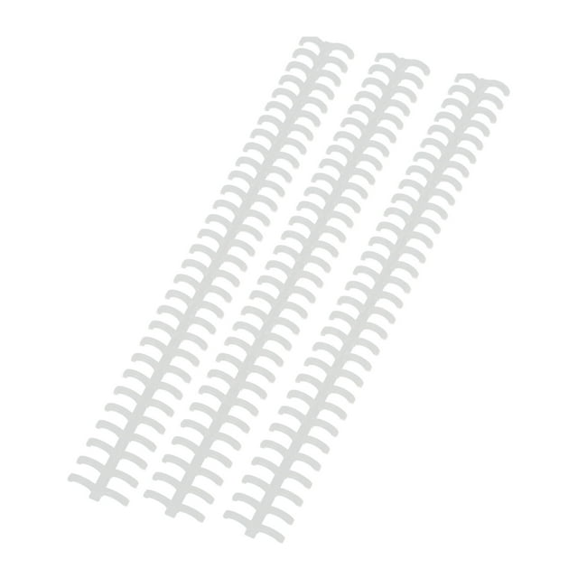 Eotvia PP Plastic Binding Strip, Transparent, 10 Count