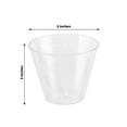 thumbnail image 3 of Efavormart 25 Pack Clear 9oz Crystal Collection Disposable Plastic Tumbler for Wedding, Party, Banquet, Home, Picnic, Outdoor Dinnerware, Bar, Nightclub, Liquors, Champagne, Desserts, Cocktails, 3 of 11