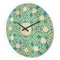 thumbnail image 3 of Designart 'Ornamental Retro Design I' Mid-Century Modern Wood Wall Clock, 3 of 5