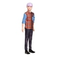 thumbnail image 2 of Barbie Ken Fashionista 154 Pelo Morado Asiatico MATTEL 1, 2 of 4