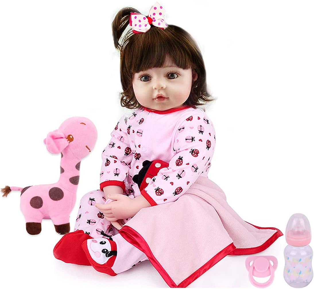 32 FINISHED Reborn Baby Doll Toddler Girl Already Assembled Realistic Toys  Gift