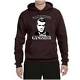thumbnail image 2 of Wild Bobby, Rest In Peace Ray Liotta Movie Quote Always Wanted to be a Gangster Famous People Unisex Graphic Hoodie Sweatshirt, Brown, Small, 2 of 5