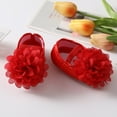 thumbnail image 5 of Lovebay Newborn Baby Girl Princess Non-Slip Lace Flower Shoes Baby Shoes + Headband, 5 of 10