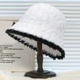 thumbnail image 3 of CSChome Fisherman Hat Women Winter Fisherman Hat - Color Matching Thick Soft Plush Foldable Bucket, 3 of 7
