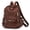 Coffee Brown, variant on Women's Large Capacity Backpack Professional Everyday Bag with Adjustable Shoulder Straps, Zipper Closure Compartments Durable Synthetic Backpack for Work, Travel, Commute
