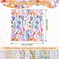 thumbnail image 2 of Evjurcn 24 Sheets Scrapbook Paper for Junk Journal Supplies, 11.8x11.8" Double Sided Aesthetic Craft Paper, 12 Designs, 2 of 7