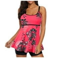 thumbnail image 1 of FhsagQ Ensembles de Maillots de Bain pour Femmes Ensembles de Maillots de Bain String Maillots de Bain Deux Pièces Tankini Maillots de Bain pour Femmes Hauts de Bain Maillots de Bain avec Shorts Ensembles de Maillots de Bain pour Femmes Jeu de Rôle Rouge TTG, 1 of 6