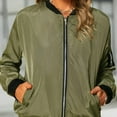 thumbnail image 4 of Ladies' Fashionable Baseball Jacket Casual Zipper Jacket Spring and Summer Thin Coat, 4 of 5