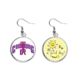 thumbnail image 1 of Chongqing provincial profile Pendiente Sol Flor Pendiente Joyas Moda Unbranded M, 1 of 3