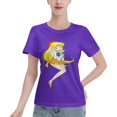 thumbnail image 1 of Women's Basic Short Sleeve T-Shirt Sailor Moon Aino Minako, 1 of 6