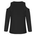 thumbnail image 4 of Vedolay Women's Long Sleeve T Shirt New Casual Sweatshirt for Women Black,XL, 4 of 5