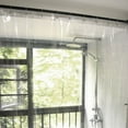 thumbnail image 5 of Shower Curtain Liner, Clear Shower Curtain Liner, Plastic Shower Liner Clear, Premium PEVA Shower Curtain Liner, Waterproof Cute Lightweight Standard Size Bathroom Curtains - Clear, 70.87x78.7", 5 of 9