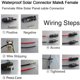 thumbnail image 5 of Conector solar, conector mc4, conector PV, conector solar fotovoltaico, conectores de cable de panel solar macho/hembra, sello impermeable, para panel solar fotovoltaico, 4 pares esquí esquí Gafas de esquí, 5 of 5
