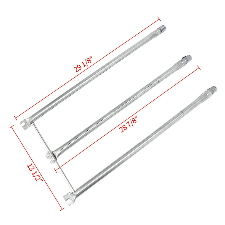 DSSTYLES 7506 Burner Tube Set for Weber Genesis 1000 1000LX 2000 2000LX 3000 3000LX 4000 4000LX 5000 5000LX Stainless Steel 7506 Burner Pipe Set