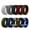 A-Silicone Set, variant on Silicone Rings for Men 10 Pack Tire Tread & Camo Textured Stackable Rubber Promise Rings Size 10