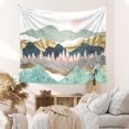 thumbnail image 3 of Tapestry Mountain Sunset, fibra de microtela, 150 x 130 cm, 3 of 3
