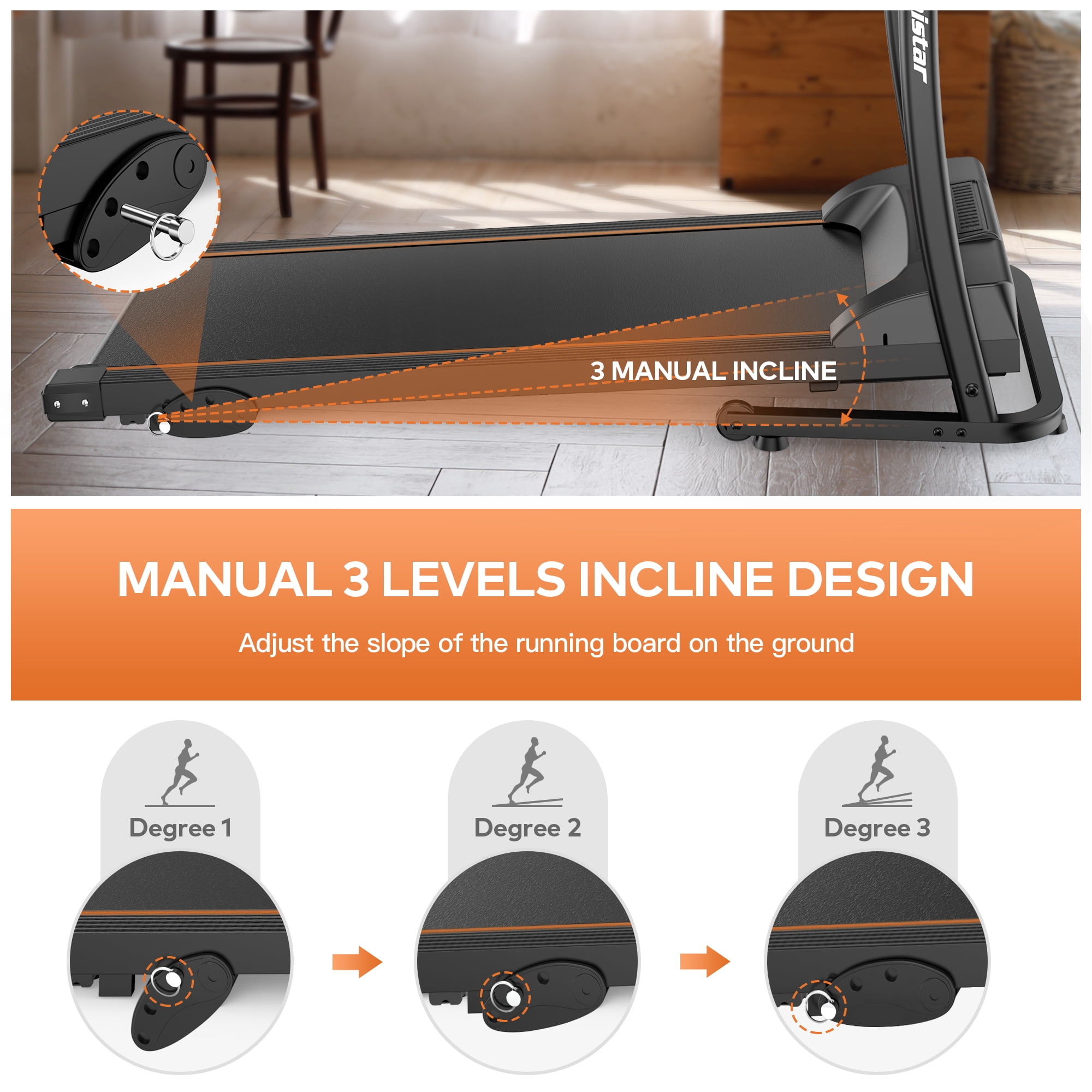 Famistar W500C Electric Folding Exercise Treadmill