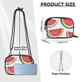 thumbnail image 4 of FORMRS Mini Crossbody Bag for Women Adjustable Shoulder Rope Travel Casual Phone Purse, Cute Watermelon, 4 of 7