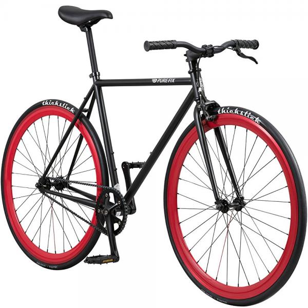 black and red fixie