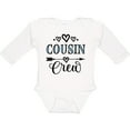 thumbnail image 3 of Inktastic Cousin Crew Girls Long Sleeve Baby Bodysuit, 3 of 5