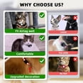 thumbnail image 3 of Airtag Cat Collar, Air tag Cat Collar with Bell and Safety Buckle in 3/8" Width, Reflective Collar with Waterproof Airtag Holder Compatible with Apple Airtag for Cat Dog Kitten Puppy, 3 of 7