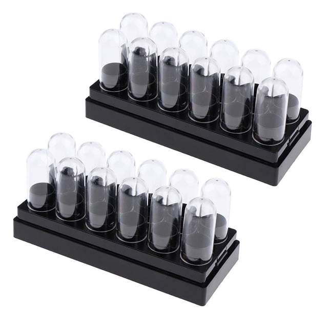 2x Envases de lápiz labial vacíos de bálsamo labial de 9,3 mm Tubos de brillo de Juegos de DIY