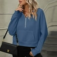 thumbnail image 6 of BLCHUNen Sweatshirts for Women Half Zip up Pullover Long Sleeve Half Cardigan Home Workout Gym Active Elastic Sports Casual Tops, 6 of 6