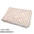 thumbnail image 5 of Vintage Orange Floor Pillow Lounger Cover, Polka Squares Simple Designed Pattern Continuous Art, Nap Mat Printed Fabric Case for 5 Pillows, 88" x 27", White Apricot and Mustard, by Ambesonne, 5 of 5