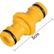 thumbnail image 4 of Paquete de 10 conectores de manguera doble extensor para tubo de manguera En (amarillo), 4 of 5