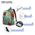 thumbnail image 3 of Fotbe Hummingbird Floral Paradise Mochila de Lona con Estampado, Mochila Duradera, Mochila Versátil de Alta Calidad, Mochila Compacta Vintage-Small, 3 of 5
