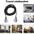 thumbnail image 4 of 4 Pcs Corde à Linge Portable, Ligne de Voyage Rétractable avec Ventouses, 4 of 5