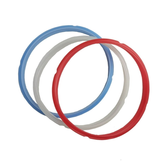 EIGTHTAIL 3Pcs Pressure Cooker Gasket Pressure Cooker Sealing Rings Silicone Pressure Cooker Sealing Rings for 3qt 5qt 6qt 8qt